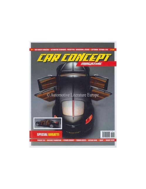 2010 CAR CONCEPT MAGAZINE 4 ENGELS, Livres, Autos | Brochures & Magazines