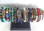 Bracelets bouddhistes - RARE - avec dzi tibétains &, Antiquités & Art