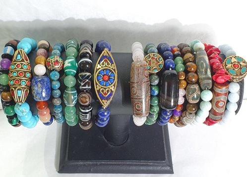 Bracelets bouddhistes - RARE - avec dzi tibétains &, Antiek en Kunst, Antiek | Boeken en Manuscripten