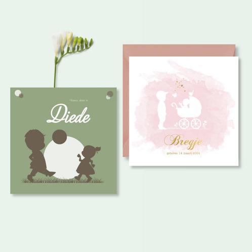 Geboortekaartjes bestellen met gratis proefdruk, Kinderen en Baby's, Overige Kinderen en Baby's, Nieuw