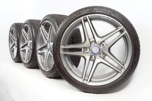 Mercedes C63 W205 19 inch AMG velgen + Winterbanden Michelin, Auto-onderdelen, Banden en Velgen, Ophalen of Verzenden