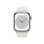 Apple Watch Series 8 45MM Silver Stainless Steel Zilver m..., Telecommunicatie, Mobiele telefoons | Apple iPhone, Ophalen of Verzenden