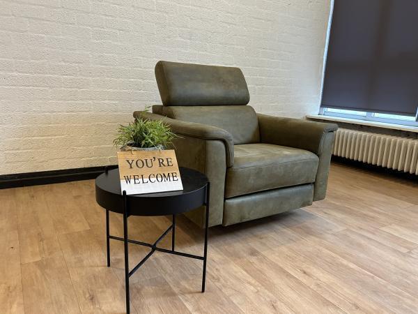 Veiling - Groene Elektrische Haveco Relax Fauteuil, Huis en Inrichting, Fauteuils, Gebruikt