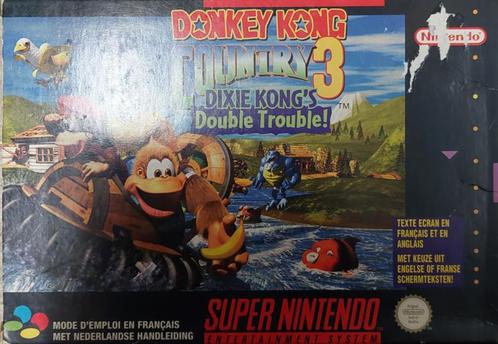 Donkey Kong Country 3 (SNES tweedehands game), Consoles de jeu & Jeux vidéo, Jeux | Nintendo NES, Enlèvement ou Envoi