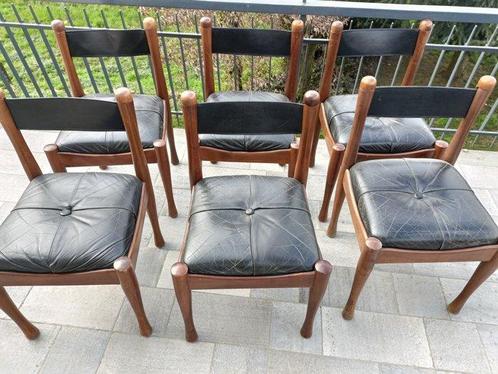 Bernini - Silvio Coppola - Stoel (8) - 620 - hard hout, Antiek en Kunst, Antiek | Meubels | Stoelen en Sofa's
