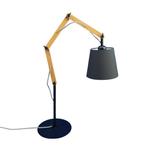 Seed Design - Tafellamp - Teo - Black - Metaal, Hout, stof -