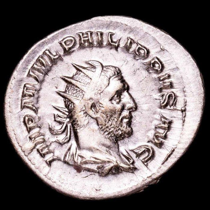 Romeinse Rijk. Philip I (244-249 n.Chr.). Antoninianus Rome, Postzegels en Munten, Munten | Europa | Niet-Euromunten