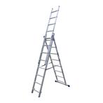 Alumexx ladder 3-Delig, Bricolage & Construction, Échelles & Escaliers, Verzenden