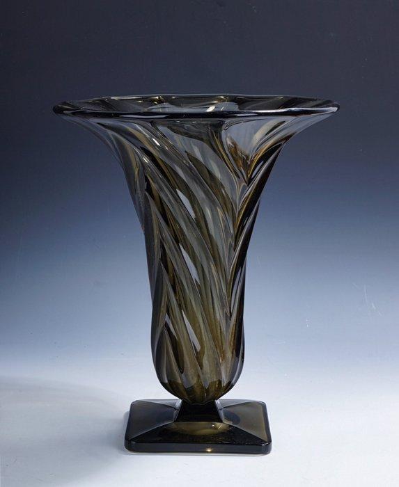 Stölzle Hermanova Hut Bohemia - Vaas - Fumé kleurige, Antiek en Kunst, Kunst | Designobjecten