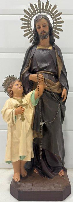 El Arte Cristiano Olot - sculptuur, San José con niño - 58, Antiek en Kunst, Kunst | Niet-Westerse kunst