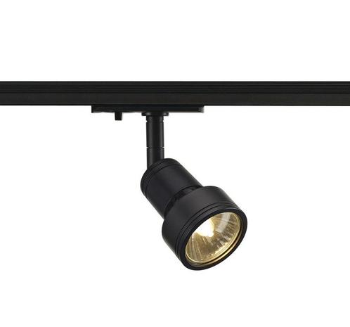 SLV 1-Fase-Rail spot PURI zwart GU10, Huis en Inrichting, Lampen | Plafondlampen, Nieuw, Metaal, Verzenden