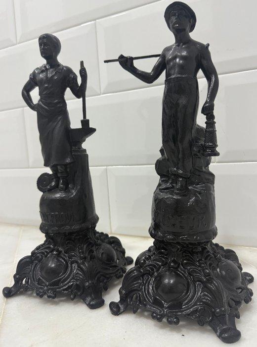 Henri Fugère (1872-1944) - sculptuur, BRISE DE PRINTEMPS /, Antiek en Kunst, Curiosa en Brocante