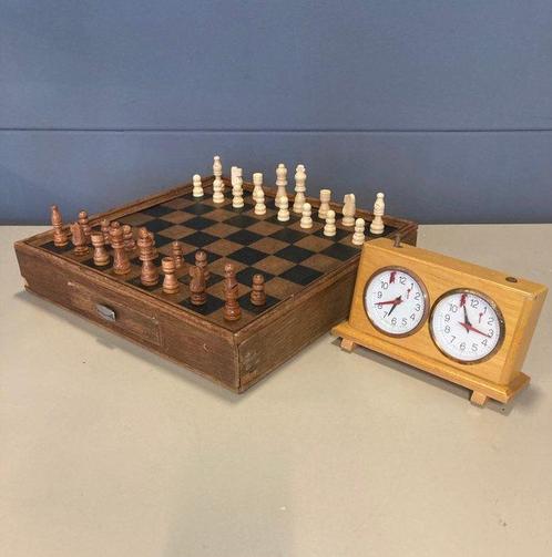 Schaakspel - Hout, Antiek en Kunst, Curiosa en Brocante