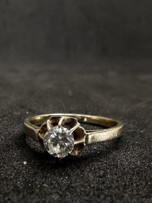 Sans Prix de Réserve - Bague de fiançailles - 18 carats Or, Handtassen en Accessoires, Antieke sieraden