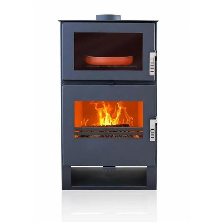 MaxxHome Moderne houtkachel met oven - 9 kW - 53x42x100cm..., Doe-het-zelf en Bouw, Verwarming en Radiatoren, Nieuw, Ophalen of Verzenden