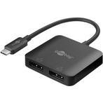 USB C naar DisplayPort adapter | Goobay | 0.12 meter, Informatique & Logiciels, Pc & Câble réseau, Verzenden