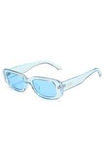 Smalle Zonnebril Rechthoekige Afgeronde Glazen 90s Y2K Lich, Handtassen en Accessoires, Zonnebrillen en Brillen | Dames, Nieuw