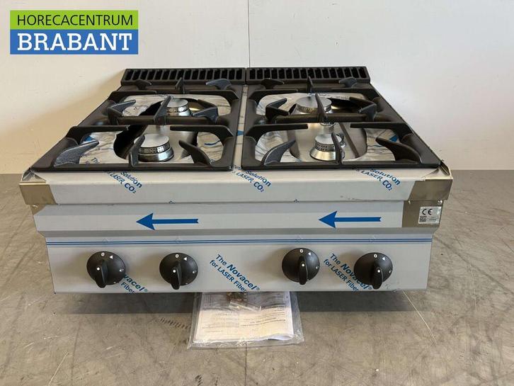 Acier inoxydable Olis Table de cuisson à gaz de surface à 4, Articles professionnels, Horeca | Autre, Envoi