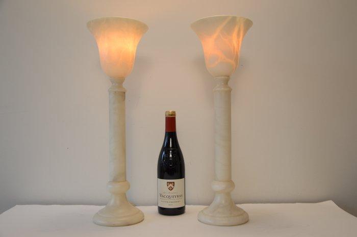 Massive - Tafellamp (2) - Stijlvol paar zware Chalice Lamps., Antiquités & Art, Curiosités & Brocante