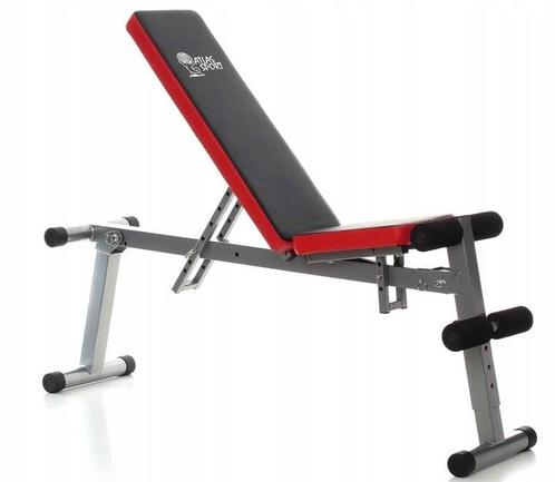 Professionele Trainingsbank - Stalen Frame - Zwart-Rood D..., Sport en Fitness, Fitnessapparatuur, Nieuw, Ophalen of Verzenden