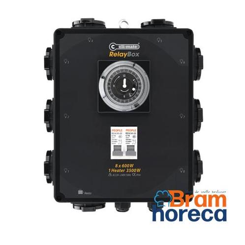 Cli-mate relaiskast 8 + 1 | 230V | RC-2010D8, Doe-het-zelf en Bouw, Ventilatie en Afzuiging, Verzenden