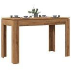 vidaXL Eettafel 120x60x76 cm bewerkt hout artisanaal, Huis en Inrichting, Tafels | Eettafels, Verzenden, Nieuw