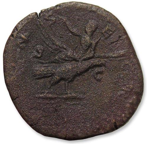 Empire romain. Marcus Aurelius (AD 161-180). Sestertius Rome, Postzegels en Munten, Munten | Europa | Niet-Euromunten