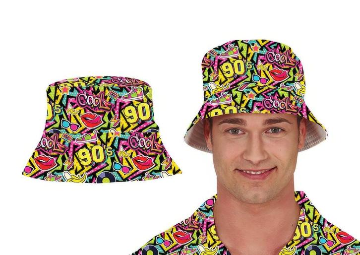 Hoed 90S, Hobby en Vrije tijd, Feestartikelen, Nieuw, Verzenden