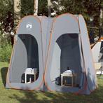 vidaXL Privacytent pop-up waterdich grijs en oranje, Caravanes & Camping, Tentes