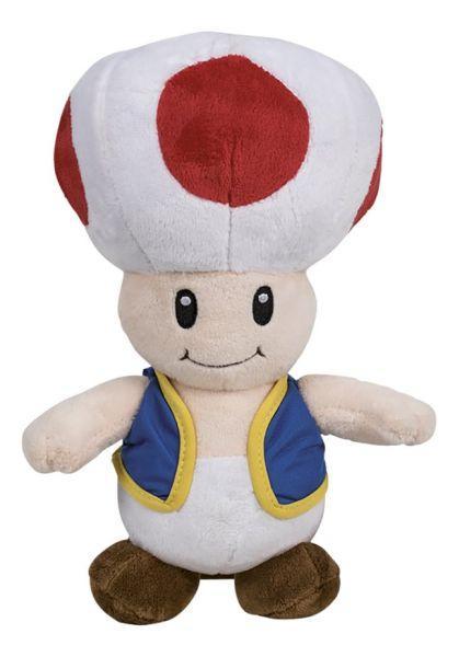 WL Super Mario 30CM Pluche-Toad (Diversen) NIEUW, Kinderen en Baby's, Speelgoed | Knuffels en Pluche, Ophalen of Verzenden