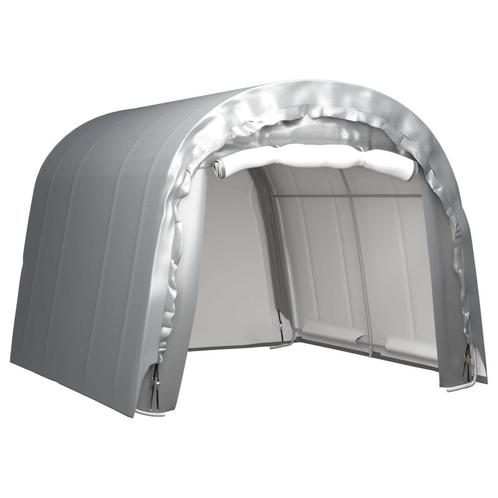 vidaXL Opslagtent 300x300 cm staal grijs, Tuin en Terras, Tuinhuizen, Nieuw, Verzenden