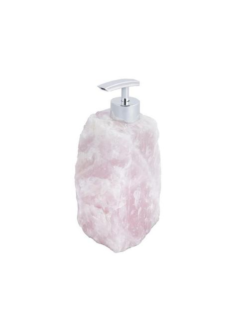 Rozekwarts Zeepdispenser - Navulbaar - ca. 1,7kg, Antiek en Kunst, Antiek | Glaswerk en Kristal, Ophalen of Verzenden