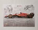Banier - Disegno tecnico SF-24 Scuderia Ferrari autografo, Verzamelen, Nieuw