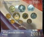 Frankrijk. Mint Set (BU) 2001 (10 monnaies) (Zonder