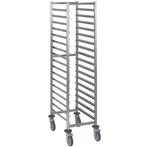 Regaalwagen | RVS | 17 Etages (1/1 GN) | Wielen (Geremd) |, Zakelijke goederen, Horeca | Keukenapparatuur, Verzenden, Nieuw in verpakking