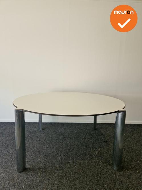 Ahrend 1030 vergadertafel - Rond 160cm - Wit, Zakelijke goederen, Kantoor en Winkelinrichting | Kantoormeubilair en Inrichting