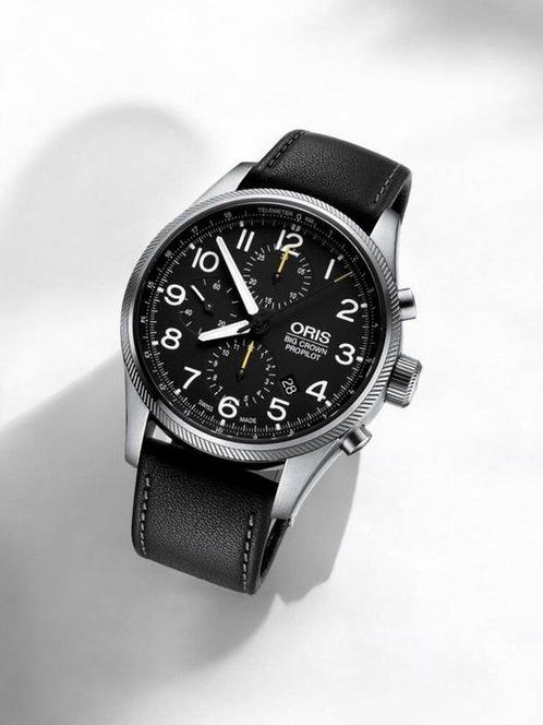 Oris - Big Crown Propilot Chronograph GMT - 7699 - Heren -, Handtassen en Accessoires, Horloges | Heren