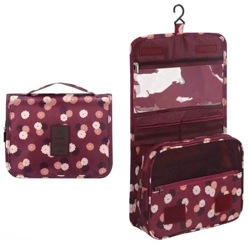 Fako Fashion® - Toilettas Met Haak - Travel Bag - Organizer, Handtassen en Accessoires, Toilettassen, Verzenden