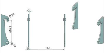 Aanlasdelen Kramer / Volvo / Zettelmeijer, 880 , L40, L45..., Articles professionnels, Ophalen of Verzenden