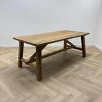 Tweedehands eiken robuuste kloostertafel / eetkamertafel,, Huis en Inrichting, Tafels | Eettafels, Gebruikt