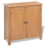 vidaXL Dressoir 70x35x75 cm massief eikenhout, Huis en Inrichting, Kasten | Dressoirs, Verzenden, Nieuw