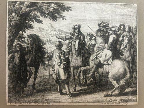 Gerard Valck da Adam Frans van der Meulen (XVII - Re Carlo, Antiek en Kunst, Antiek | Overige Antiek