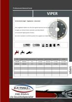 Diamant zaagblad vol keramische tegels - natuursteen., Doe-het-zelf en Bouw, Verzenden, Nieuw