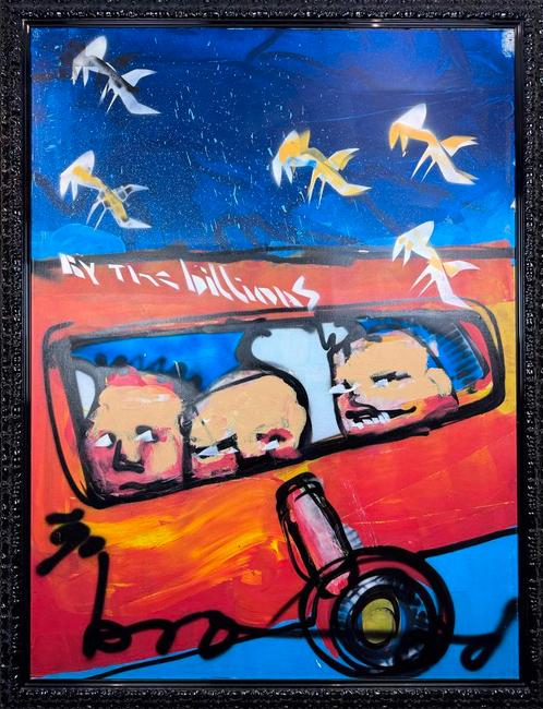 Herman Brood | Origineel Schilderij: Billions, Antiek en Kunst, Kunst | Schilderijen | Klassiek, Ophalen of Verzenden