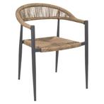 Stoelen | EDEN | Rotan/Aluminium | Naturel | Donkergrijs, Verzenden, Nieuw in verpakking