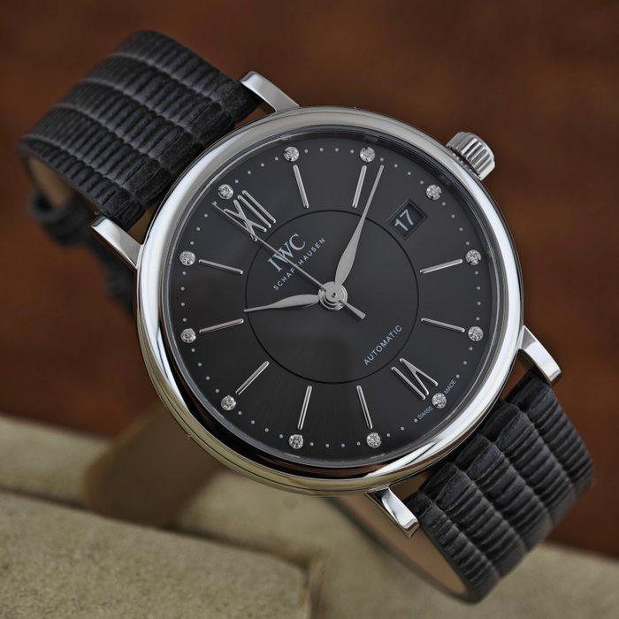 IWC - Portofino Diamonds Grey Dial - Zonder Minimumprijs -, Handtassen en Accessoires, Horloges | Heren