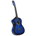 vidaXL Gitaar klassiek beginner 4/4 39 lindenhout blauw, Verzenden, Nieuw