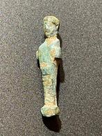 Romain antique Bronze Amulette-pendentif anthropomorphe en, Antiek en Kunst