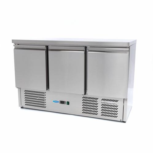 Koelwerkbank - 137 cm - 3 Deuren, Articles professionnels, Horeca | Équipement de cuisine, Envoi