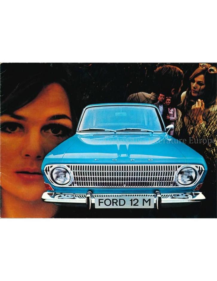1965 FORD TAUNUS 12M BROCHURE NEDERLANDS, Boeken, Auto's | Folders en Tijdschriften